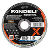 Disco Corte T41 Inox XTREME 4 1/2 Fandeli DCD-119 81600