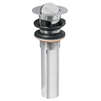 Contra P/Lavabo Con Rebosadero, Tipo Moneda, Cromo, 1-1/4', Foset 49983