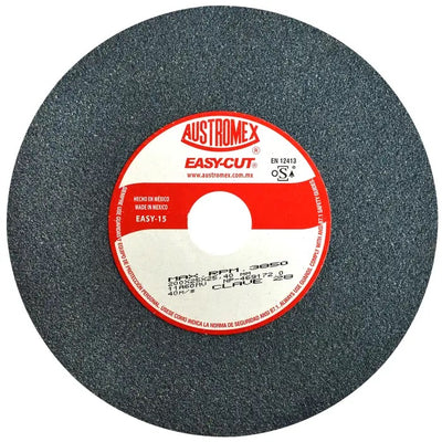 Rueda Abrasiva Grano 60 para Esmerilar Gris de 8 x 1 x 1 Austromex 28