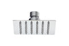 Regadera Cuadrada 4" Acero Inox DELUXE Meer RC105