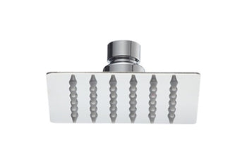 Regadera Cuadrada 4" Acero Inox DELUXE Meer RC105