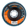 Disco Laminado 4-1/2", Grano 120 Centro 7/8", Fibra, Truper 11675