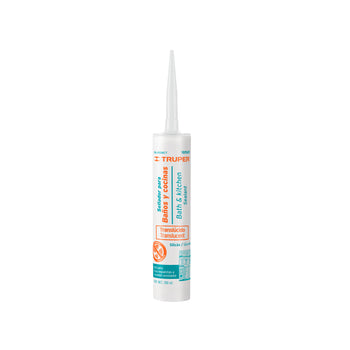 Sellador Translúcido Para Baños y Cocinas, 280 ml, Truper 18565