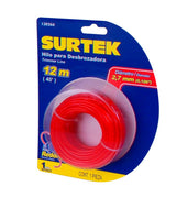 Nailon para desbrozadora en blíster 2.7mm x 15 mt Surtek 130266