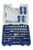 Juego De 63 Piezas De 3/8" Drive 6 & 12-Point SAE & Metric Socket, Destornillador y Llave Sistema De Caja Robusta, Williams 50605