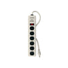 Multicontacto 14 AWG 6 Entradas Supresor De Picos 600 Joules, Volteck 47185