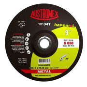 Disco Abrasivo para Desbaste de Metal de 9 x 1/4 x 7/8 Austromex 347