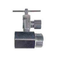Valvula de Aguja para Enfriadores Evaporativos de 1/4", Techtools DVASI-06.
