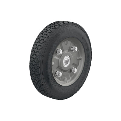 Rueda De Hule Sólido 8' Para Diablo, Doble Balero, Pretul 45485
