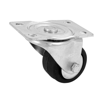 Rodaja Hule 2-1/2', Placa Giratoria Con Balero, Carga 80 kg, Truper 48608