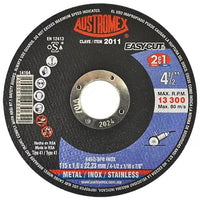 Disco Abrasivo para Corte Metal e Inoxidable de 4-1/2 x 1/16 x 7/8 Austromex 2011