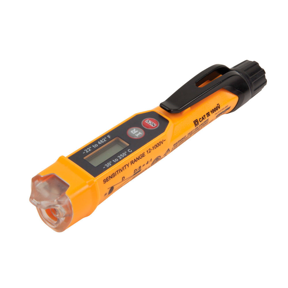 Probador De Voltaje Sin Contacto Tipo Lápiz De 12 a 1000 V CA, Klein Tools NCVT-4IR