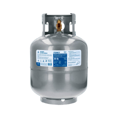 Cilindro Portátil Para Gas LP, 20lb (9kg), Foset 48107