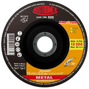 Disco Abrasivo para Desbaste de 4-1/2 x 1/4 x 7/8 Austromex 525