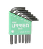 Juego De 7 Llaves Hexagonales Pulgadas, L Pulgadas Torx No. Rack, Urrea 4972T