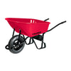 Carretilla 6 ft3 Neumática, Bastidor Tubular Roja, Truper 11776