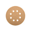 Paquete Con 5 Discos De Lija 5" Grano 80, 8 Perforaciones, Truper 17942