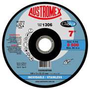 Disco Abrasivo para Corte de Acero Inoxidable de 7 x 1/8 x 7/8 Austromex 1306