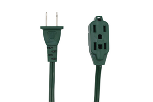 Extension Electrica Verde Con Clavija Estandar 6mts Techtools ED186V.