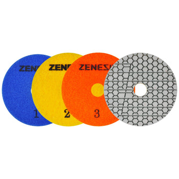 Juego con Pads de Diamante de 100 mm Para Pulido en 3 Pasos, Austrodiam 2768