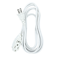 Extension Electrica Blanca Con Clavija Estandar 10 Mts, Cnx ED1018B