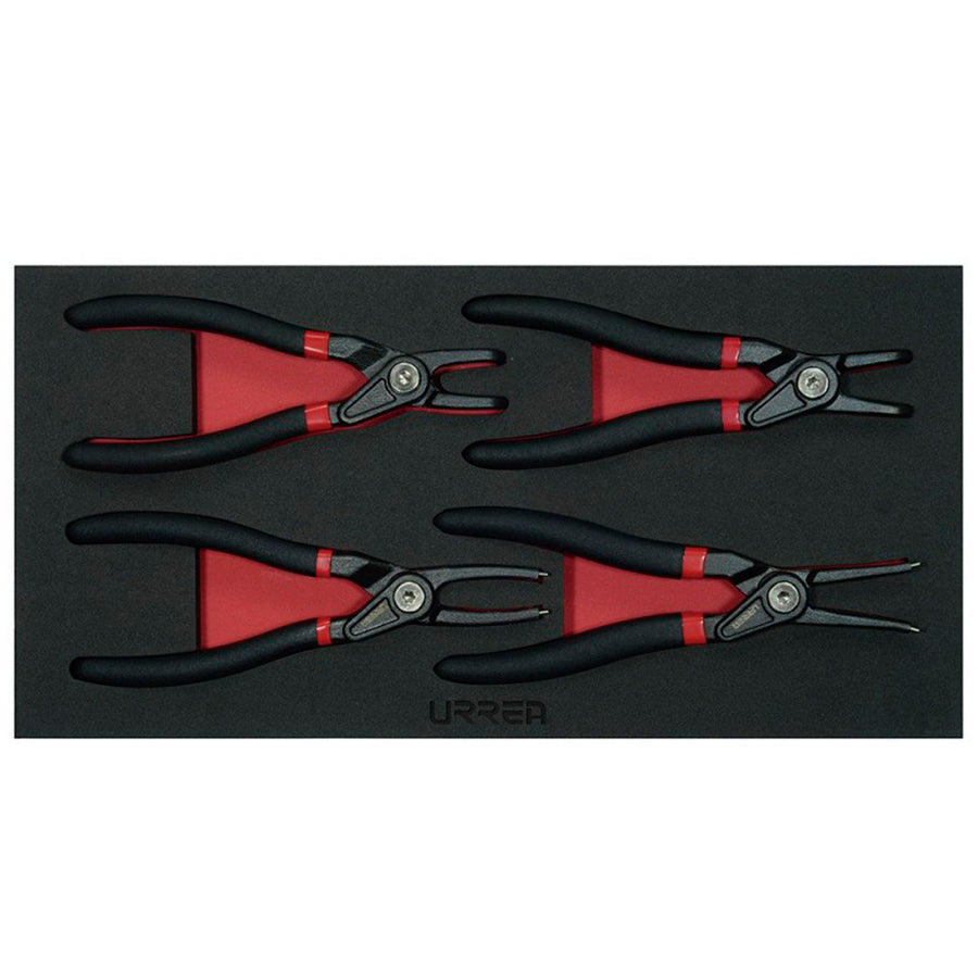 Juego de 4 Pinzas Para Anillos de Retención Urrea CH131