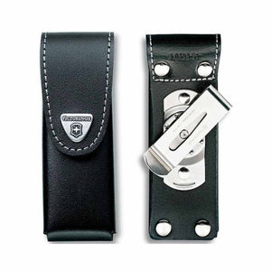 Funda Estuche-Cinturon Negra, con Clip Rotativo Victorinox 4.0524.31