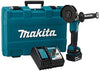 Miniesmeril 115mm 4-1/2" 8.500 Rpm  M/BL Ind. Bat. Li-Ion 2 bat. 3.0 A.h y Carg C/Maletin, 18 Volts, Makita DGA456RFE