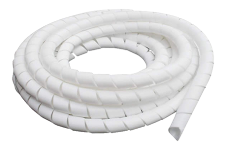 Espiral Para Cable Blanco 10mts 3/4", ELI Electric ESP1910B