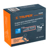 Caja Con 1000 Grapas Corona 7/16" Cal. 16, 45mm p/ENNE-160, Truper 13348