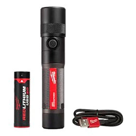 Linterna USB Recargable Con Enfoque Giratorio de 1100L, Milwaukee 2161-21