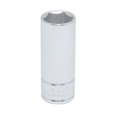 Dado de 12 Puntas Largo Cromado 19 mm Cuadro de 3/8
