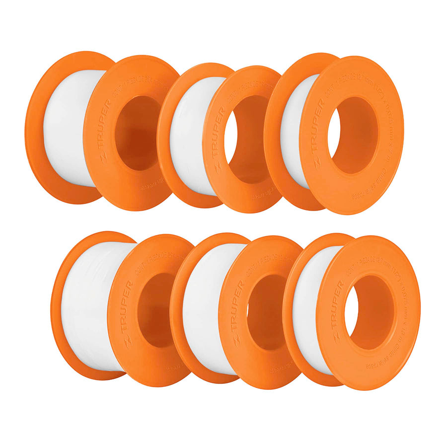 Cinta Sella Roscas 1/2' x 13m, Uso General, Truper 12512