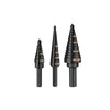 Juego de 3 Brocas Escalonadas de Oxido Negro, Truper 100988