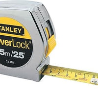 Cinta Métrica PowerLock 8m/26' Largo x 1" Flexómetro Stanley 33-428