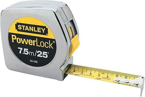 Cinta Métrica PowerLock 8m/26' Largo x 1" Flexómetro Stanley 33-428