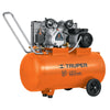 Compresor Lubricado, de Banda, 120L,4HP, Horizontal, 220V, Truper 19359