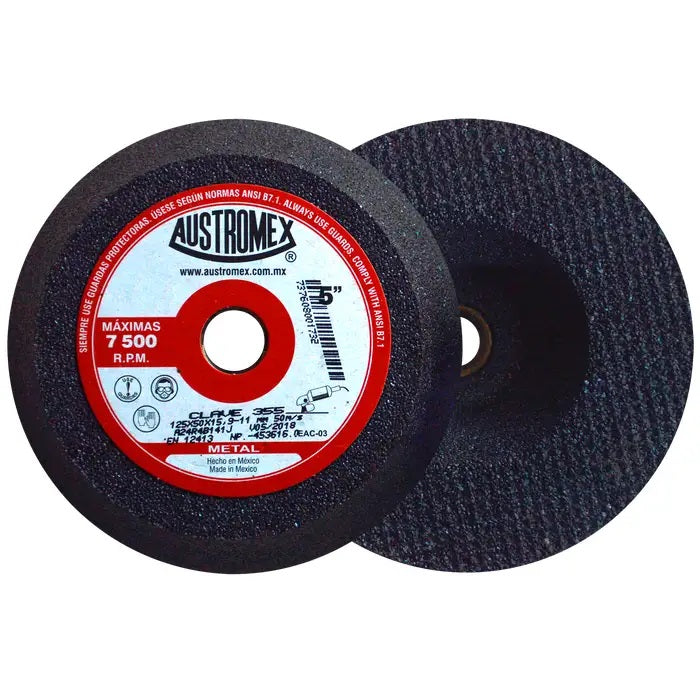Copa Abrasiva para Desbaste de 5 x 2 x 5/8-11 Austromex 355
