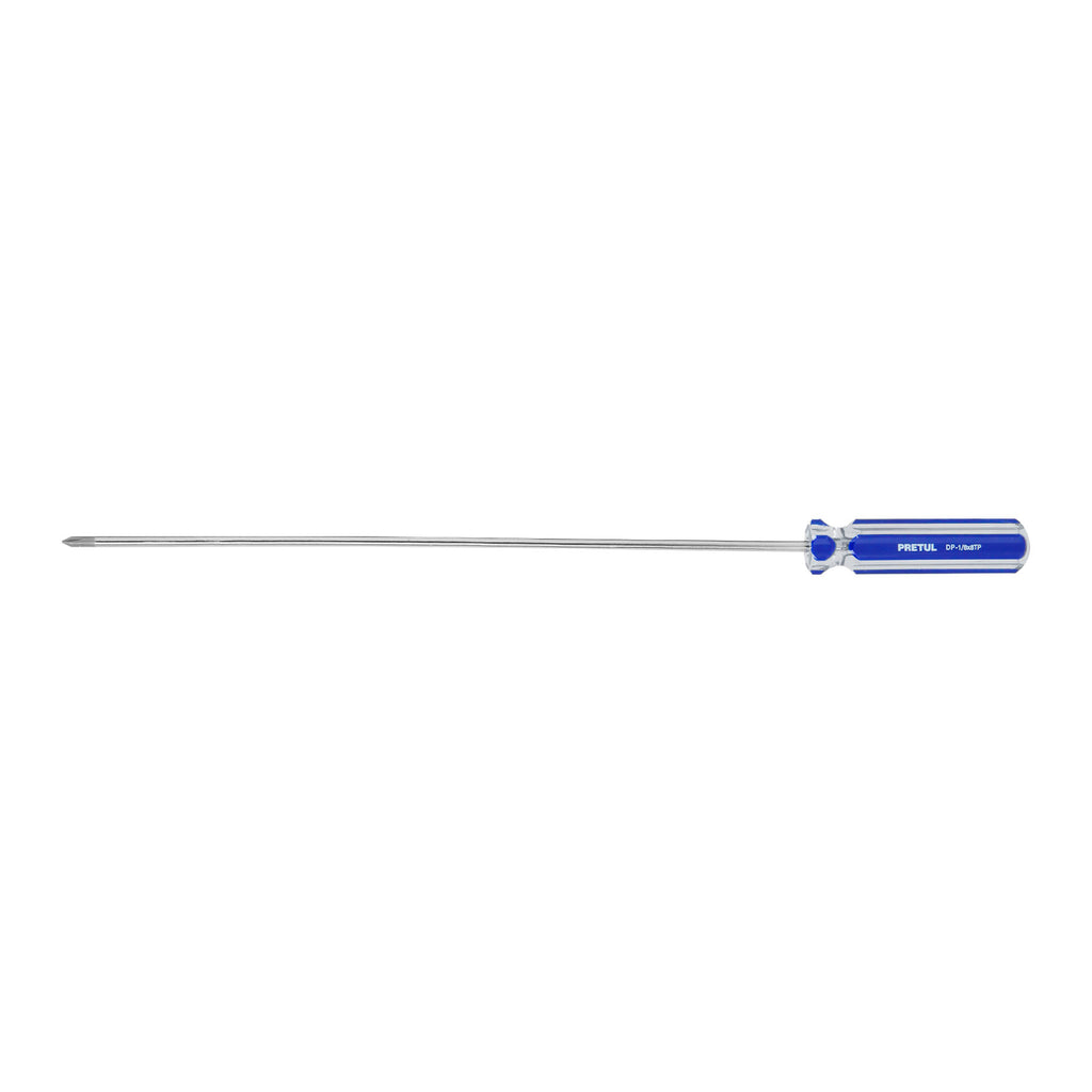 Desarmador De Cruz 1/8' x 8' Mango De PVC, Pretul 28078