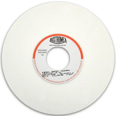 Rueda Abrasiva Grano 120 para Rectificar Blanca de 7 x 1/2 x 1-1/4 Austromex 197