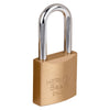 Candado De Hierro Color Latón 25 mm, Largo, Caja, Basic, Hermex 27069