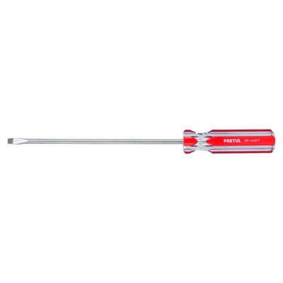 Desarmador Plano 1/4 x 8' Mango De PVC, Pretul 21460