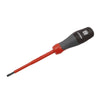 Destornillador trimaterial para 1000V barra redonda plano 3/32" x 3"  Urrea 9713T***