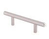 Jaladera Botón, Mini Barra de Acero, Nickel Satinado Handyhome 7998