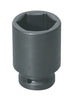 Vaso De Impacto De 1" Negro Industrial, Profundo 1" D, 6 Puntos 1-3/4", Williams 17-656