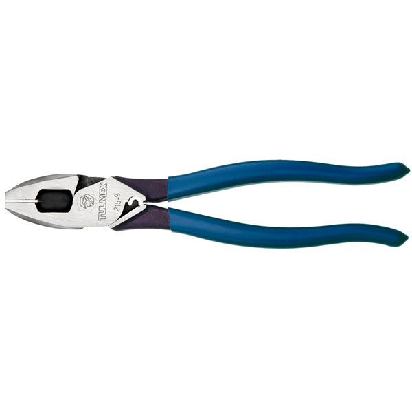 Pinza De Electricista Alta Palanca Con Jalador De Guías y Compresor De Terminales - 9 Pulg, Tulmex D215-9