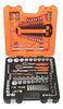 Juego De Dados De 138 Piezas 1/4"-3/8"-1/2", Bahco BASH138