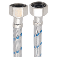 Manguera Alimentadora Tuerca A. Inox  1/2" x 1/2" X 80cm, Cnx MASS1313X80