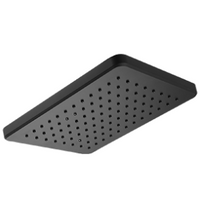 Regadera Cuadrada 7 1/2" X 9 3/4" Acabado Negro Mate Meer RC329.