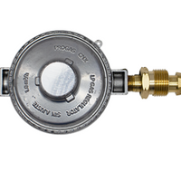 Regulador Para Gas 1 Vía con P.Pol y Tuerca Izq 7/8" POL - 3/8" HNPT, Progas REG-005